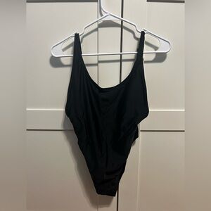 Black Women's One-Piece Swimsuit